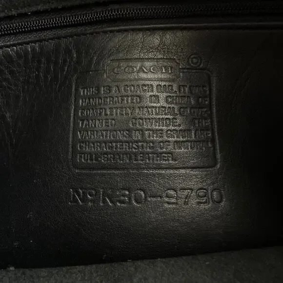 AS IS VINTAGE COACH *REHAB BUNDLE of 3 FLAWS Leather N30-9790 & AG-4115 & Wallet - Picture 9 of 16